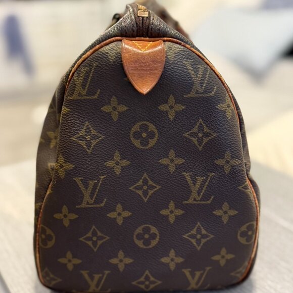 Louis Vuitton Speedy 30 Canvas Purse - Picture 6 of 10